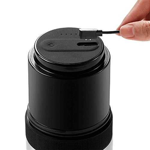 GEETAC Cafetera semiautomática Máquina de café Molienda Taza integrada hecha a mano Viaje para el hogar Pequeño café con… - Imagen 4