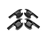 OTBEHUWJ Türaußengriff Türgriffabdeckung Für Isuzu Für D-MAX 2021 2022 2023 2024 Autoteile(Bowl Black)