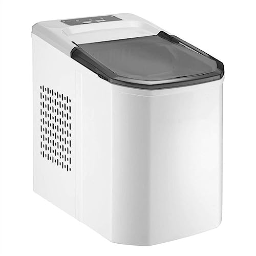 Máquina para hacer hielo portátil 22-26 lbs/24h blanca