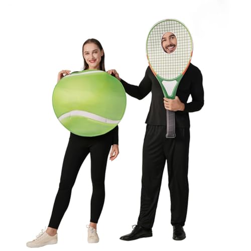 SEA HARE Ensemble de costume de tennis unisexe amusant pour adulte (taille unique)