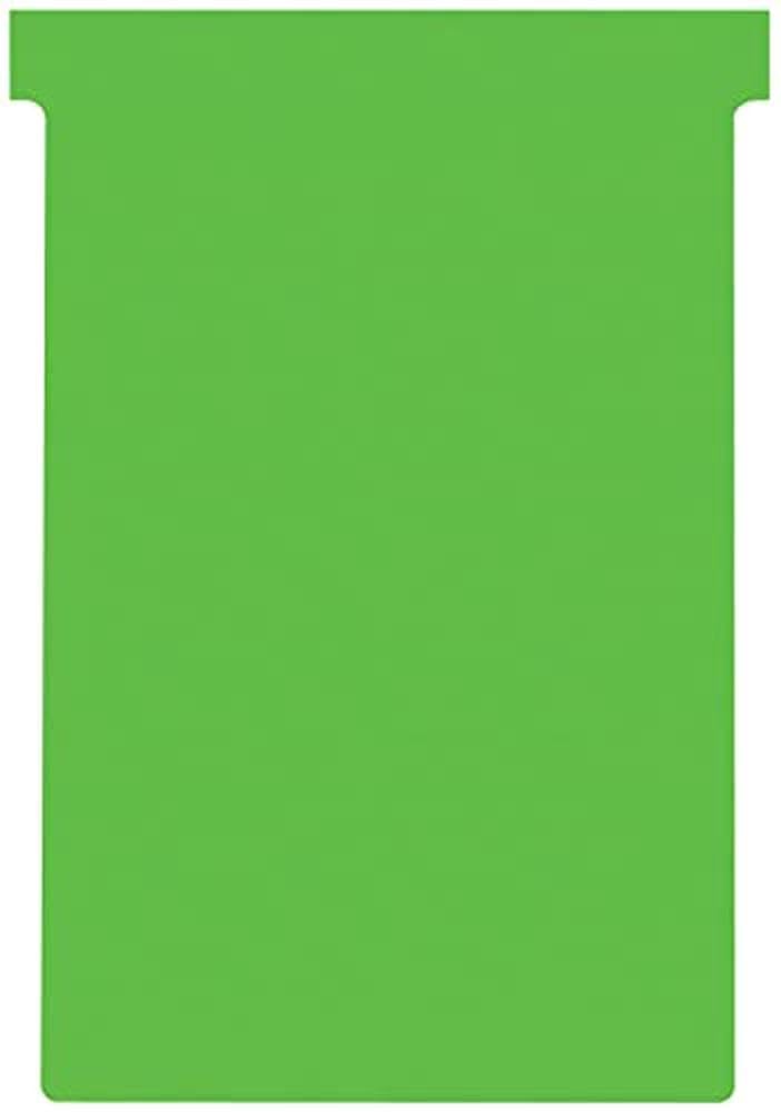 Nobo Card Board Accessory T-Cards, Size 1.5, Pack of 100 Index 4 Green