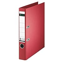Leitz Archivador De Calidad, El Original, Paquete De 20 Unidades, DIN A4, Estrecho, 5 Cm De Ancho, Papel De Mármol Nube, Carpeta De Reciclaje, Blauer Engel, Con Mecanismo De 180°, Máxima Estabilidad
