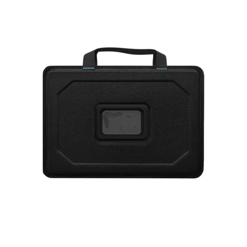 Image of MAXCases Explorer 5 Work-in 11 Inch Laptop Case, Black, with Pocket, Rugged