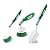 Libman 1567 Kitchen Scrub Brush Kit – 3 Brushes: Curved Kitchen Brush, Kitchen Brush with Scraper Edge, and All-Purpose Kitchen Brush, Green & White