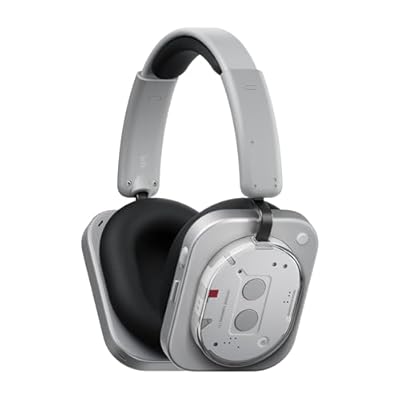 Nothing Headphone 1 Auriculares de Diadema iInalámbricos con Cancelación Activa de Ruido hasta 80h de Batería Hi-Res Audio Espacial Resistentes al Agua – Blanco