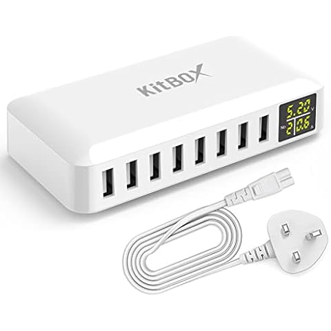 Kitbox 40W 8-Port USB Charging Station Cover