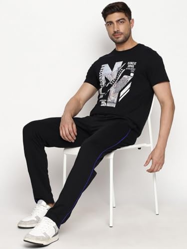 Image of FYLTR Men's Casual Joggers - Elasticated Waist with Drawstring | Solid Color | Trackpants for Men