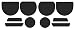 Precut Vinyl Tint Cover for 2008-2014 Dodge Challenger Headlights (20% Dark Smoke)