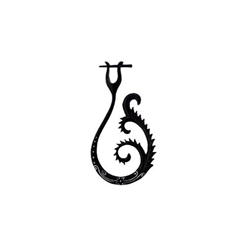 Boucles d'oreilles spirale en corne noire pour sublimer vos tenues de soirée Chic-Net 65mm