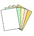100 Sets of 5 Part NCR® Letter Size - 8-1/2" x 11", Carbonless Paper 01938, 500 Sheets, STRAIGHT Collated