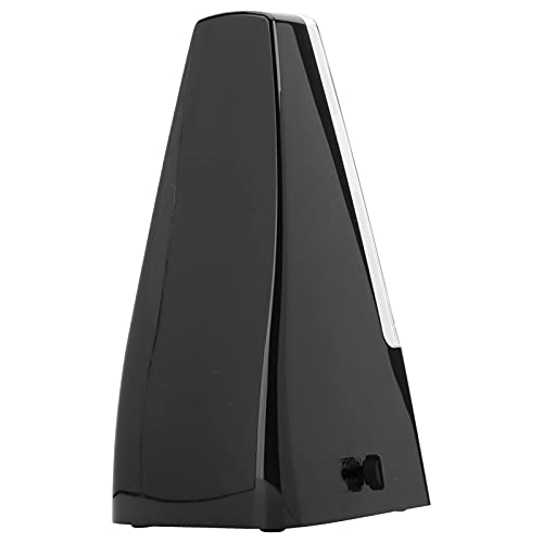 Generic 電子 キーワウンド メトロノーム,ABSシェル素材,耐振動性,プラスティック鋼材運動部材,スイング振り子でテンポを選択,ニッケルメッキスイング舵,調節可能なリズムモードを持つクラシックデザインメトロノーム (黒)