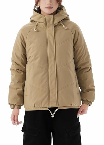 50% Off JiangWu Women's Warm Winter Hooded Fleece Jacket