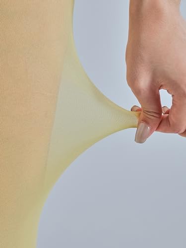 Image of Sahabowi Women's Sheer Tights, High Waist Pantyhose, Vintage Control Top Stockings,Shaping Pantyhose Slimming Butt Lifting