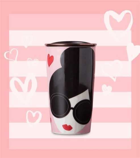 スターバックス 限定 アリスアンドオリビア ダブルウォールマグ スタバ