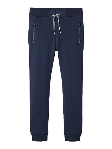 NAME IT Jungen Boy Jogginghose Einfarbige Hose, Dark Sapphire, 110 EU