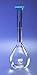 PYREX 25mL Class A Lifetime Red Volumetric Flask with Polyethylene Snap-Cap