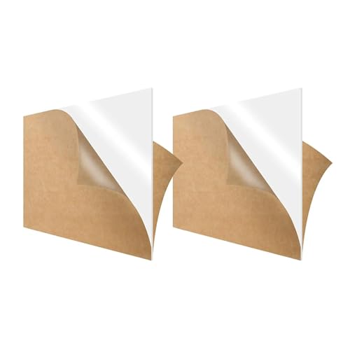 HaoFeilll El profesional blanco del marco cuadrado del vidrio fundido de la hoja de acrílico proyecta 200 * 200m m(8mm,150x200mm)