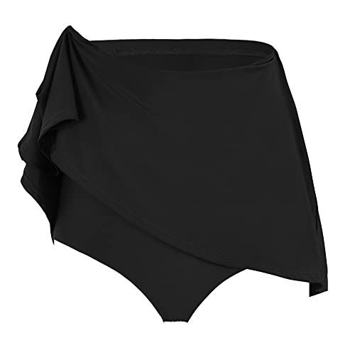 Coastal Rose Women's Bikini Bottom Plus Size Swimsuit High Waisted Swim Skirt Us20 Black #TOP5