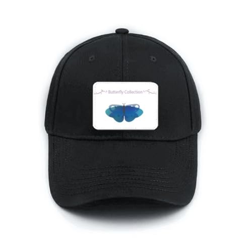 Casquette de baseball réglable noire : couvre-chef classique de la Blue Collection