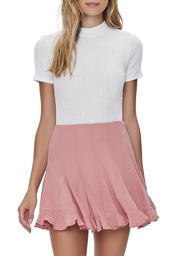 Forever 21 Women's Godet Mini Skirt
