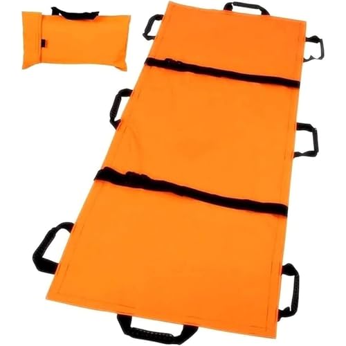 患者搬送用 救急ストレッチャー 担架 折りたたみ式ストレッチャー ポジショニングベッドパッド 12個のハンドル付き 移送用スリング マットレスサスペンダー 家庭用スポーツ会場用
