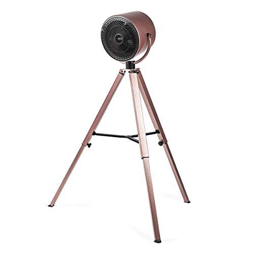 Standventilator - 45 W - Durchmesser von 25 cm - 3 Geschwindigkeiten - Höhe und Position einstellbar - Stecker Euro/Typ C (CEE 7/16) - Pink