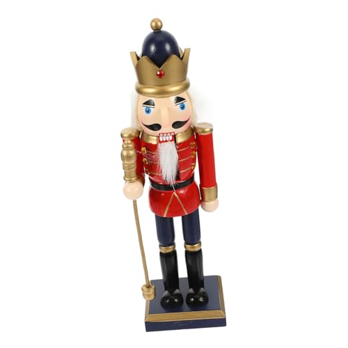 BUGUUYO Figura De Soldado De Madera Cascanueces Adorno Navideño Decoración De Escritorio para Mesa Marioneta De Madera para Navidad