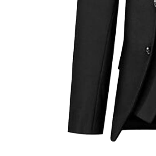 Men's Shawl Prom 3-Piece Suit Set Slim Fit Formal Party Solid Blazer Wedding Tuxedo Regular Suits4