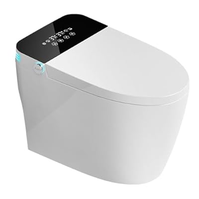 OPPAIV smart toilet with bidet built in One-piece Bidet Toilet Seat,Foot Sensor Flushing, Heated Seat and Multi-Functional Remote Control Night Light,LED Display