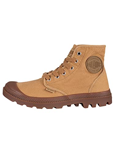 Image of Palladium Pampa Hi Men's Outdoor Boots | Hiking, Trekking & Riding Ankle Boots | Stonewashed Canvas, All-Season, Quick-Dry