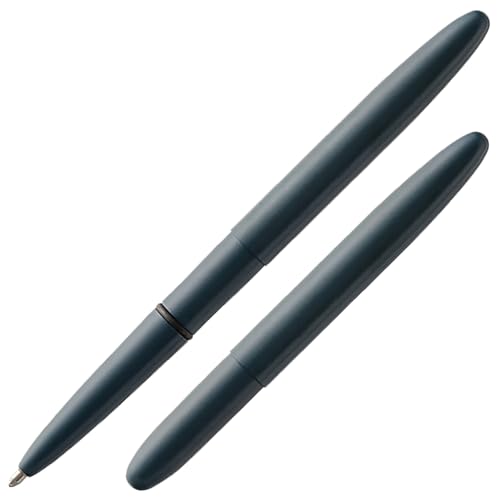 Image of Fisher Space Pen Elite Navy Blue Cerakote Finish Bullet Pen, Pressurized Ballpoint Pen, Compact Size, Writes Upside Down, Extreme Temperatures, Black Ink, Medium Point, Made in the USA