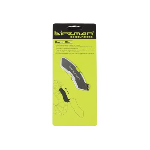 Birzman Razor Clam Grey - Practical Disc Brake Aligner, Size One Size - Colour Silver