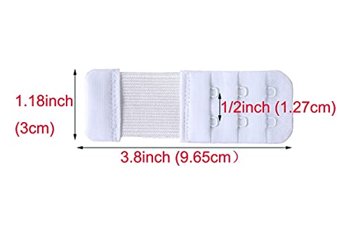 Image of Women's Bra Extenders 4 Hook / 3 Hook / 5 Hook / 2 Hook Soft Comfortable Stretchy Bra Extension Strap