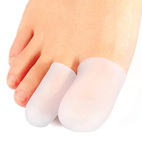 Sumiwish Teen Protectors, 8 Pack Gel Toe Caps Voorkom blaren, eelt en maïs, verlicht pijn door ontbrekende teennagels, groot formaat en middelgrote grootte