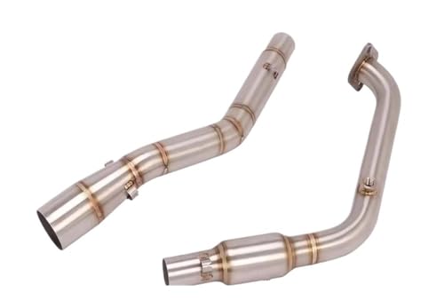 オートバイの排気マフラー オートバイ排気管エスケープ YZF R15 R125 V3 V4 YZF-R15 MT-15 2020-2023 マフラー フロント ミドル リンク パイプ