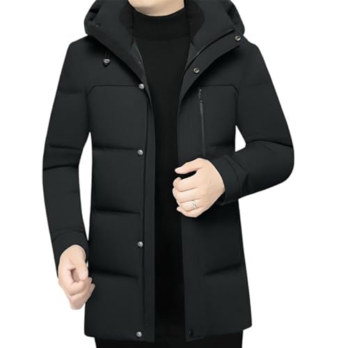 Doudoune hiver homme d'âge moyen anti froid blouson épais coupe-vent
