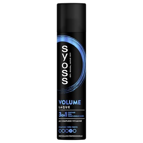SYOSS, Laque Volume, 3en1, Coiffage, Soin, Tenue...