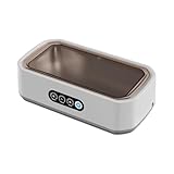 Générique Neue Ultraschallreinigungsmaschine mit hoher Frequenz mit hoher Kapazität, gründliche Reinigung von Brillen, Schmuck und kieferorthopädischen Geräten, Kunststoff