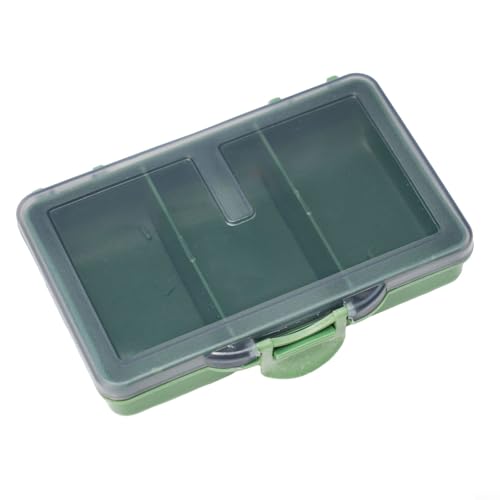 Caja de almacenamiento portátil de pesca con 1-8 divisiones hecha de plástico PP resistente, perfecto para pescadores de carpas que manejan múltiples señuelos (C)