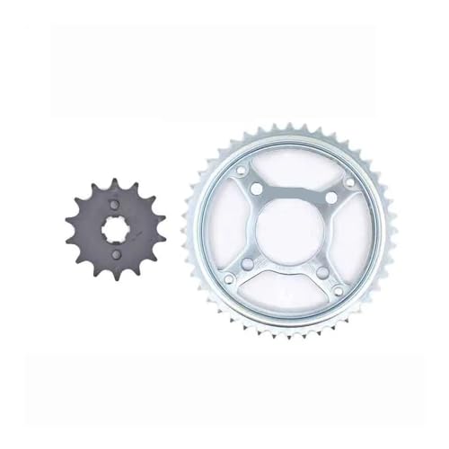バイク用フロントリアスプロケットチェーン 428H 122L 14T/44T Hon SDH125-53 WH125-12 SDH125-55 SDH125-61 SDH125-56 SDH125-58用(14T and 44T)