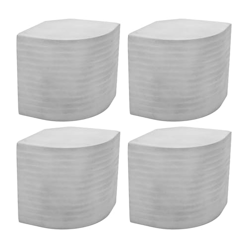 Capuchons d'angle pour ponton Pissente | Lot de 4 coins arrondis 90°