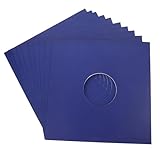 HOMSFOU 10個 ビニールレコード用 保護カバー 有孔ペーパー製レコードスリーブ アルバムの汚れ 傷防止 静電気防止機能付き