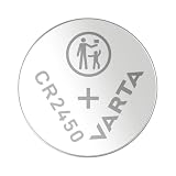 VARTA Batterien Knopfzelle CR2450, 2 Stück, Lithium Coin, 3 V, für Uhren