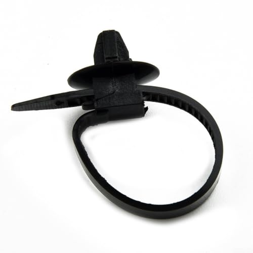 Sujetadores de cable de nailon (juego de 50) clips ideales para necesidades de cableado de coche