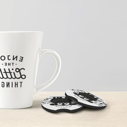 Portavasos para carro negro 2 unidades antideslizante miniatura 4