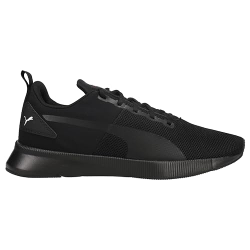 PUMA Puma Unisex-Adult Flyer Runner Sneaker, Black-High Risk Red, 12 M US