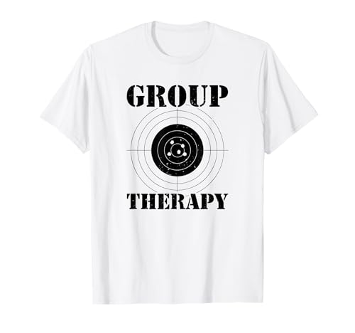 Lustiges Group Therapy Sportschützin Sportschütze T-Shirt