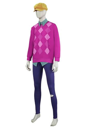 Baby Saja Cosplay Anime Costume Saja Hat Shirt Hoodies Baby Saja Wig Adults Mens Halloween Outfits2