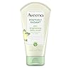 Aveeno Positively Radiant Exfoliating Facial Scrub, Brightening Face Scrub with Soy Extract to Visibly Improve Skin Tone and Texture, Oil-Free, Soap-Free, Hypoallergenic Formula, 5 FL OZ