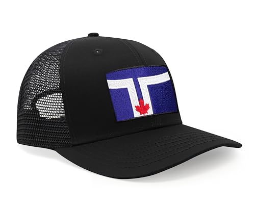 Image of International Tie City Hat for Men and Women, Adjustable Snapback Trucker Baseball Cap with Embroidered Patch